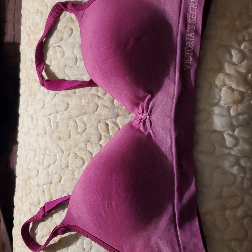Victoria's Secret fuchsia bra 34C